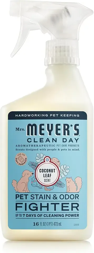 Mrs. MEYER'S CLEAN DAY Pet Stain & Odor Fighter, Coconut Leaf Scent, 16oz
