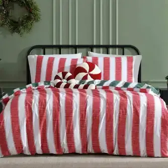 Ardor Candy Stripe Duvet Cover Set