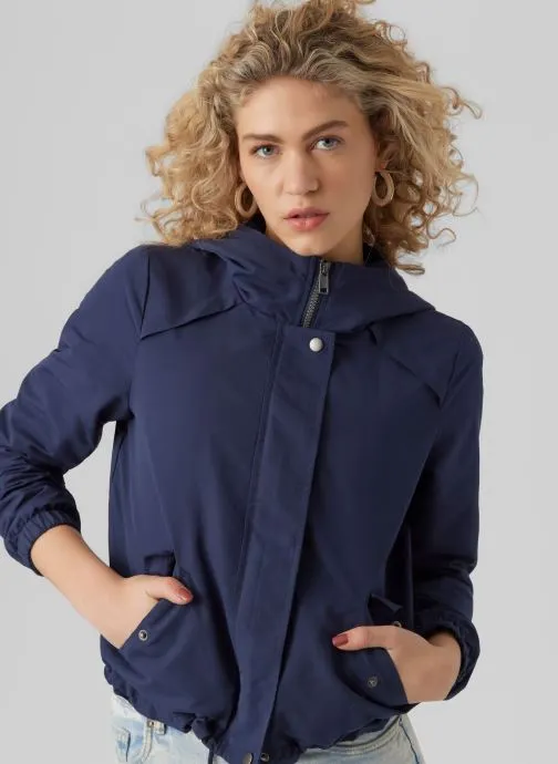 Winterjas Vmzoa Short Parka Noos dames blauw