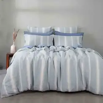 Hotel At Home Porto French Linen Duvet Cover Set