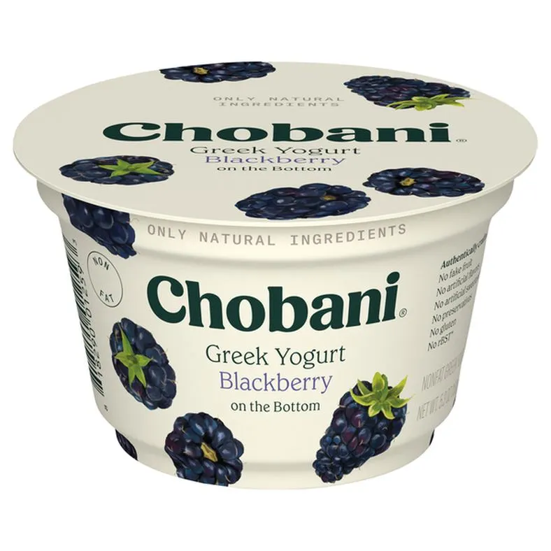 Chobani Blackberry on the Bottom Greek Nonfat Yogurt