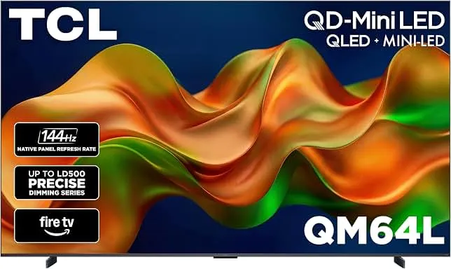 TCL Amazon Exclusive 98 Inch Class QM64L Series | Mini LED QLED 4K HDR Smart Fire TV | 98QM64L, 2026 | 120Hz-144Hz High Brightness, Dol…