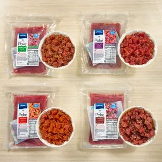 Annasea Tuna Poke Bulk Bundle, 8 Packs 20 oz. Each, 10 lbs.Total