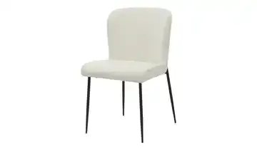 Bouclé-Polsterstuhl Emmeline