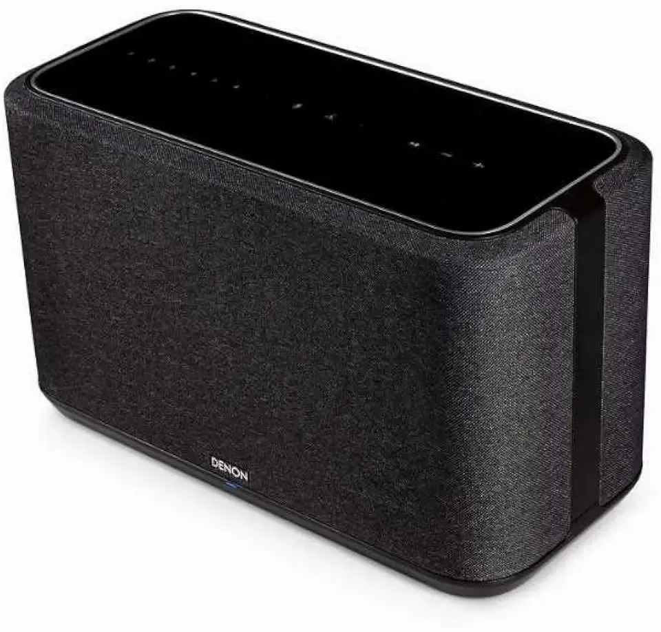 Denon Home 350 Home Stereo Wireless Speaker (Black), Bluetooth Wireless, 0.75" Tweeters, 6.5" Woofers, HEOS Built-in, AirPlay 2, Multi-Room Streaming, Simple Setup, Powerful Design