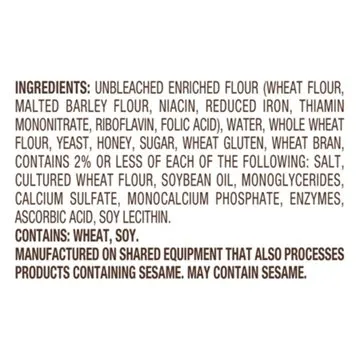 Nature's Own Honey Wheat Enriched Sliced Bread, 20 oz