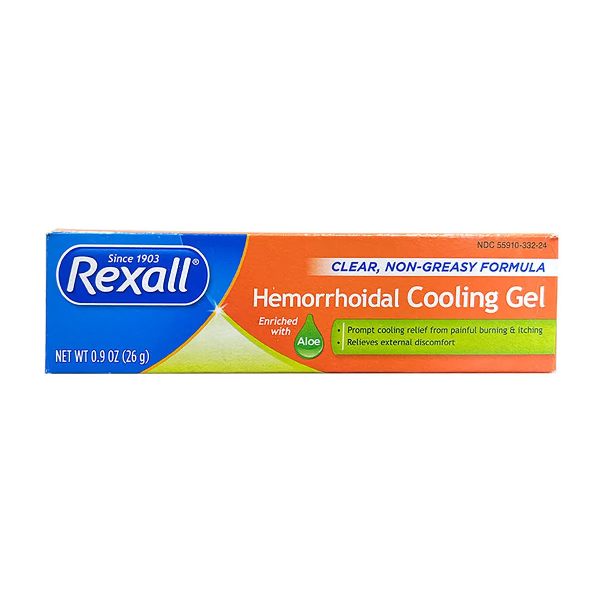 Rexall Hemorrhoidal Cooling Gel, 0.9 oz