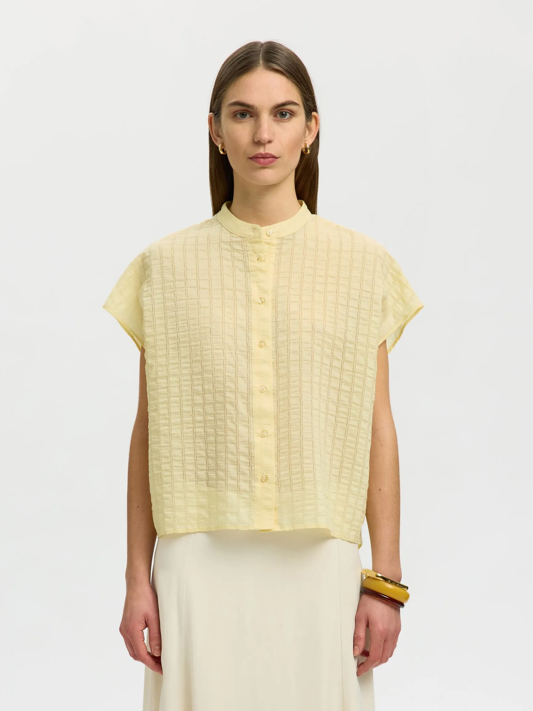 OVERSIZED KORTERMET SKJORTE