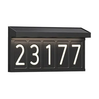 Artika Bowen Solar LED Address Wall Light