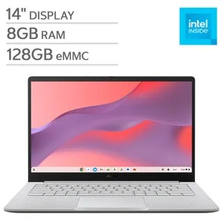 ASUS CX14 14" Chromebook Laptop - Intel Celeron N4500 Processor - Full HD (1920 x 1080) - 8GB RAM - 128GB eMMC - ChromeOS
