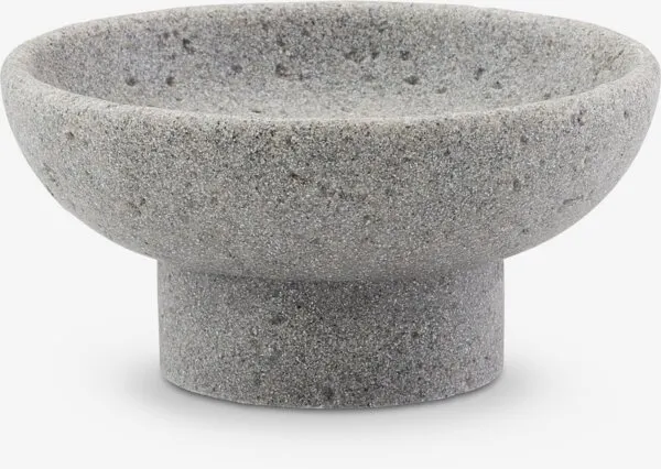 Decoratieve schaal STENSELE Ø12xH6cm steen