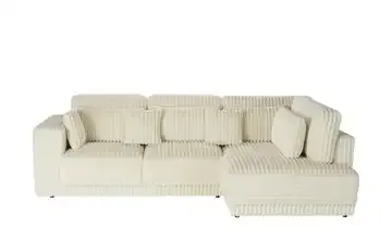 Ecksofa in modernem Breitcord Torrino
