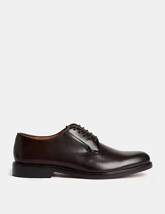 Derby-Lederschuhe