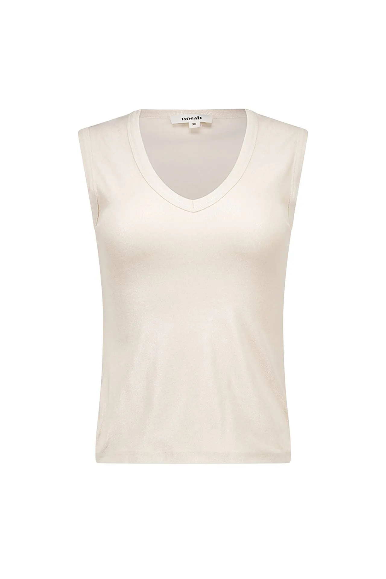 Champagnekleurige top