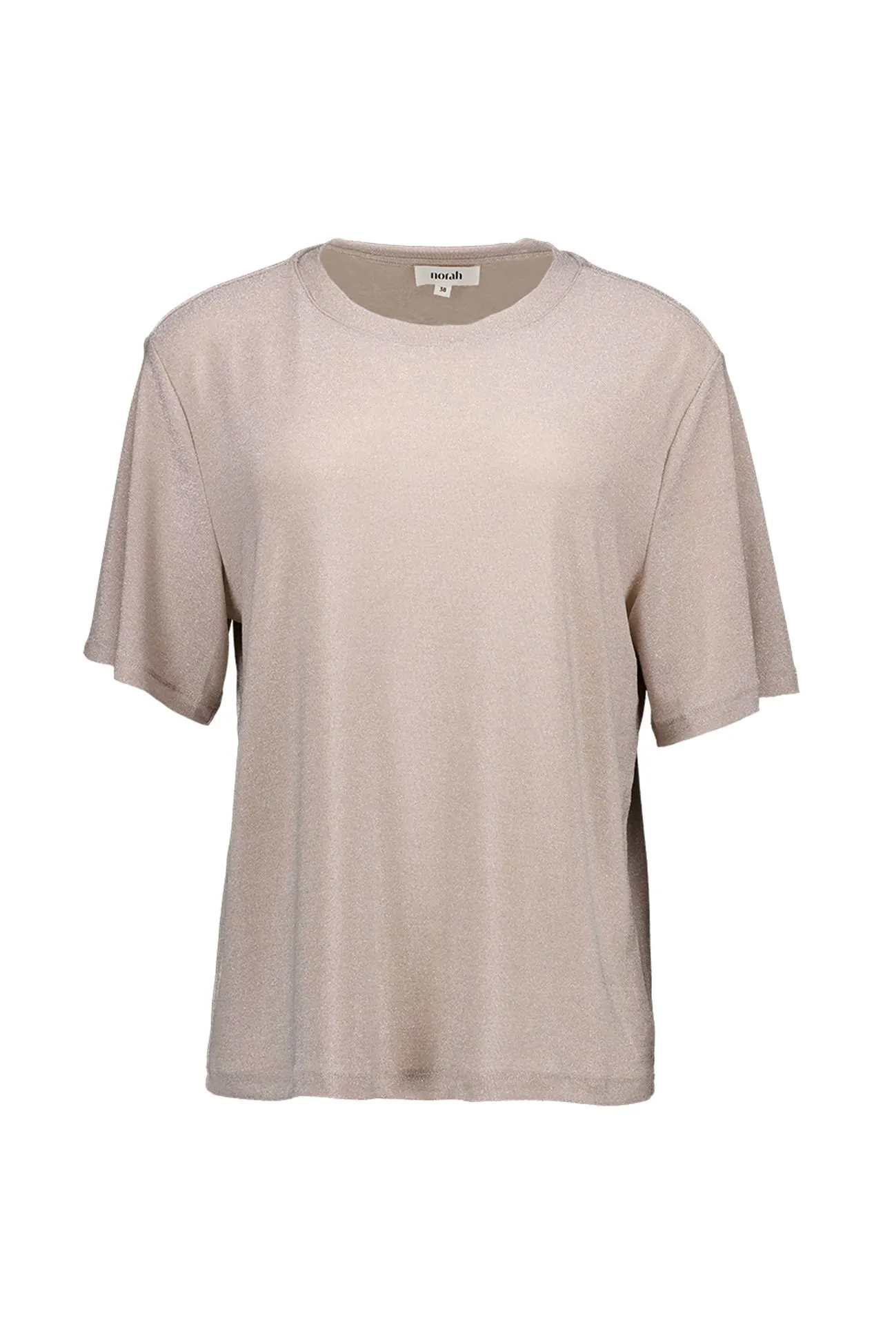 Zandkleurig basic shirt