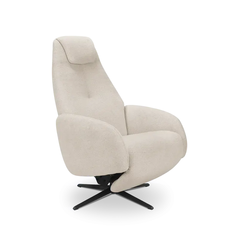 Relaxfauteuil Davoli - handmatig - stof Sneak Linen - OP=OP