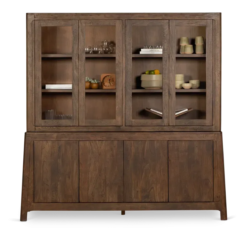 Vitrinekast Latara - Cacao Brown