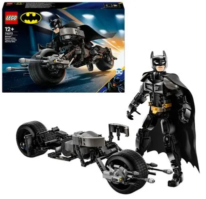 LEGO® DC COMICS SUPER HER - 76273 - LA FIGURINE DE BATMAN™ A CONSTRUIRE ET LA MOTO BAT-POD