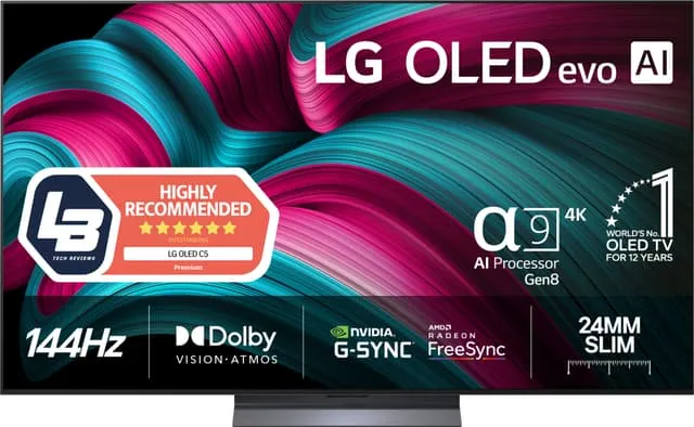 LG 55" C5 4K OLED evo TV (2025)