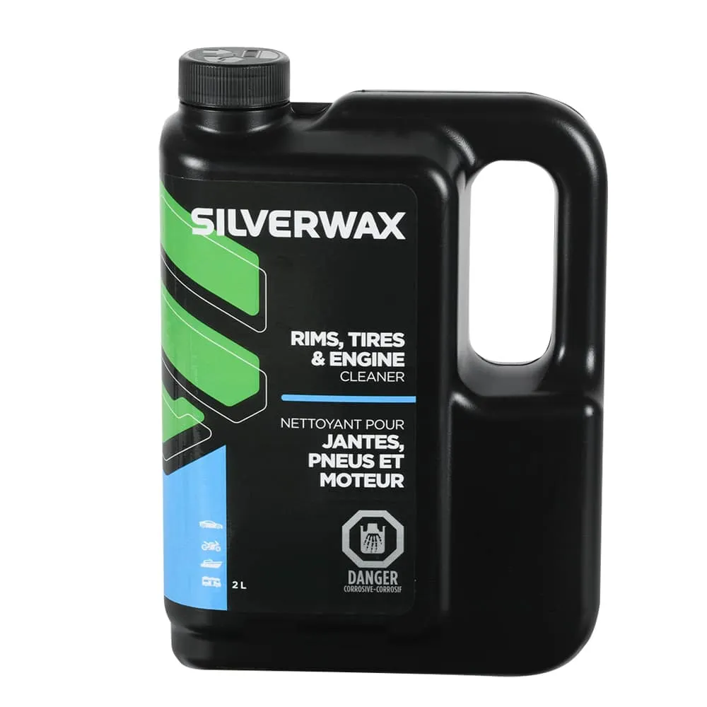 Nettoyant pour jantes pneus et moteur pour l'auto 2 L SILVERWAX