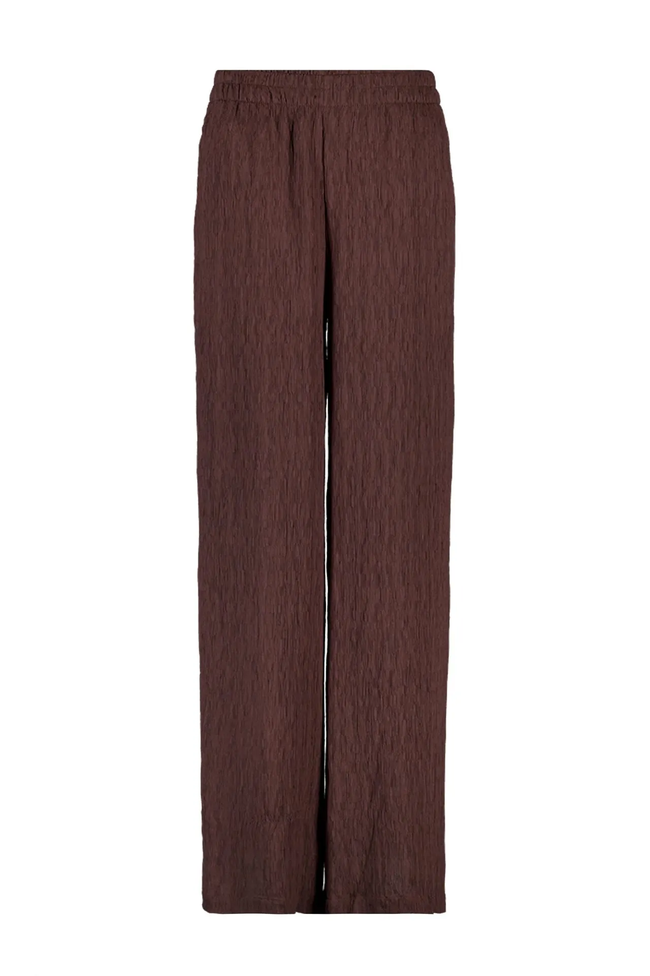 Sofia broek | Wide | Bruin | Structuur | L31/L32
