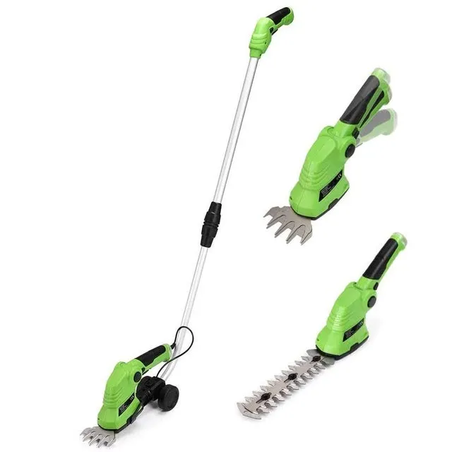 Forbici Cesoie Sfoltirami Elettrico a Batteria con Manico Tagliaerba Tagliasiepi