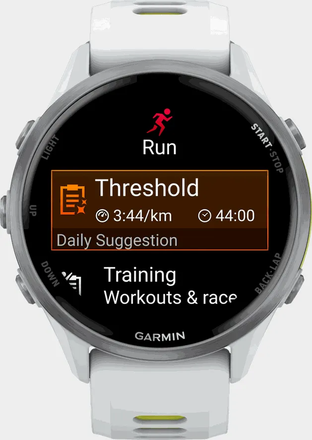 Forerunner 970, 47MM, multisportklokke, smartklokke - Hvit