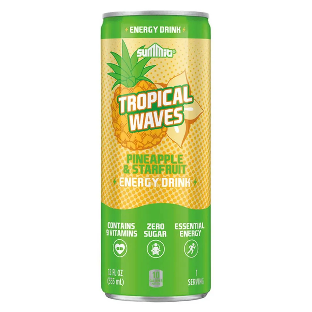 Summit Pineapple & Starfruit Flavored Energy Drink