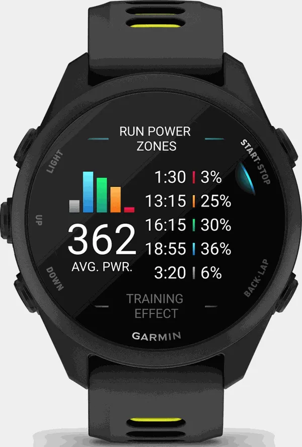 Forerunner 170, smartklokke, GPS-løpeklokke - Svart