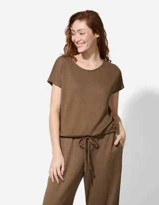 Camicia in maglia - Misto viscosa - marrone