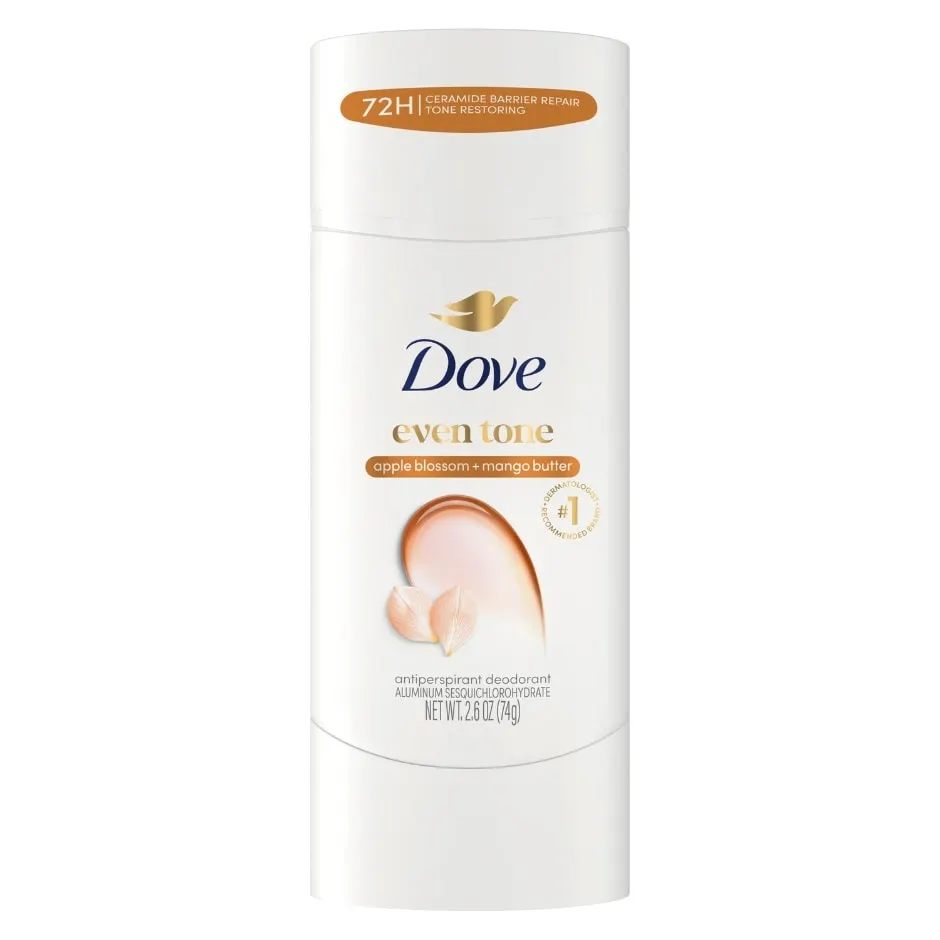 Dove Antiperspirant Deodorant Stick Apple Blossom & Mango Butter 2.6 oz