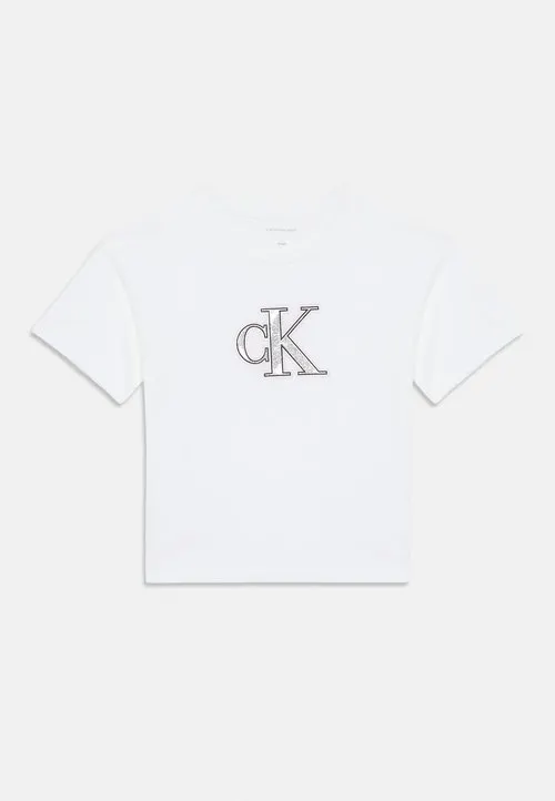 FESTIVE GRAPHIC - T-shirts med print - bright white