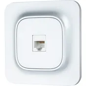 Prise Rj45 complet gris "Mauka"