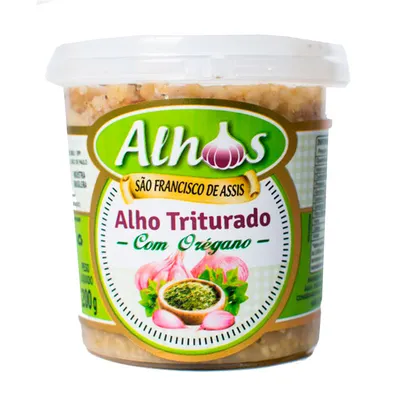 alho triturado com orégano são francisco de assis pote 200g