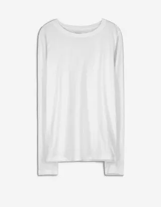 Maglia a manica lunga - Base - bianco