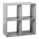 Meuble de rangement Mix'n Modul 4 cases bois gris ...