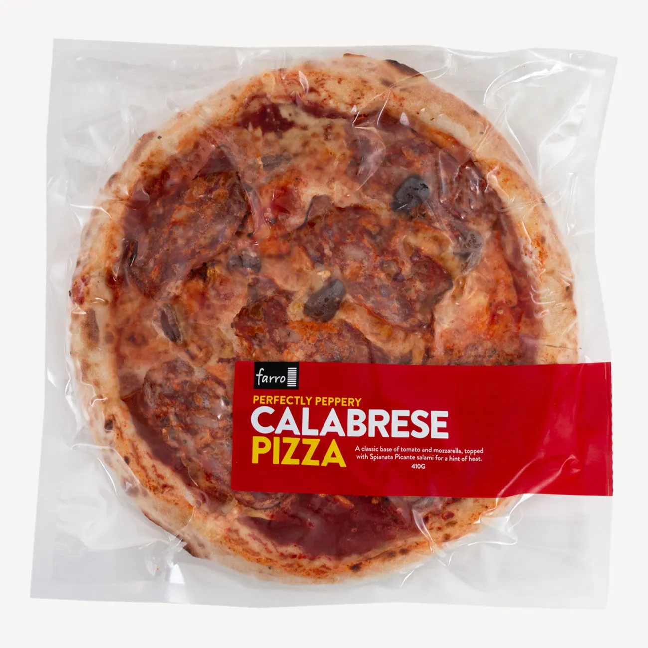 farro calabrese pizza 410g