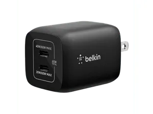 Cargador Belkin Gan Usb-C 65W Pps Negro
