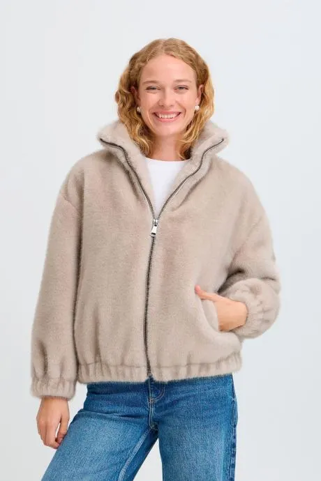Jassen en mantels Bycornilla Jacket dames beige