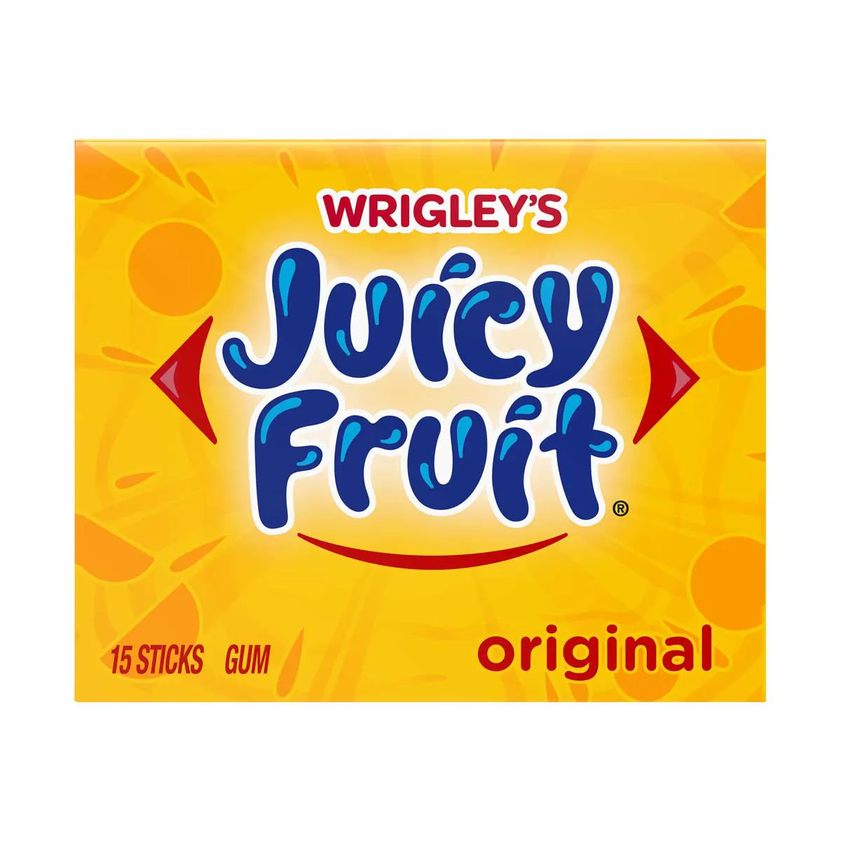 Juicy Fruit Original Chewing Gum, 15 pc
