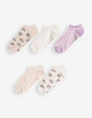 Calze sneakers - Confezione da 5 pezzi