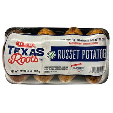 H-E-B Texas Roots Fresh Russet Potatoes, 4 ct