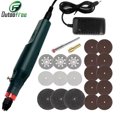 1 Set Infinitely Variable Speed Mini Electric Drill Hand-held Power Tools Jade Polishing Engraving Tools Electric Drill Speed