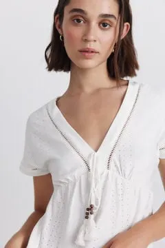 Camiseta tirantes volantes