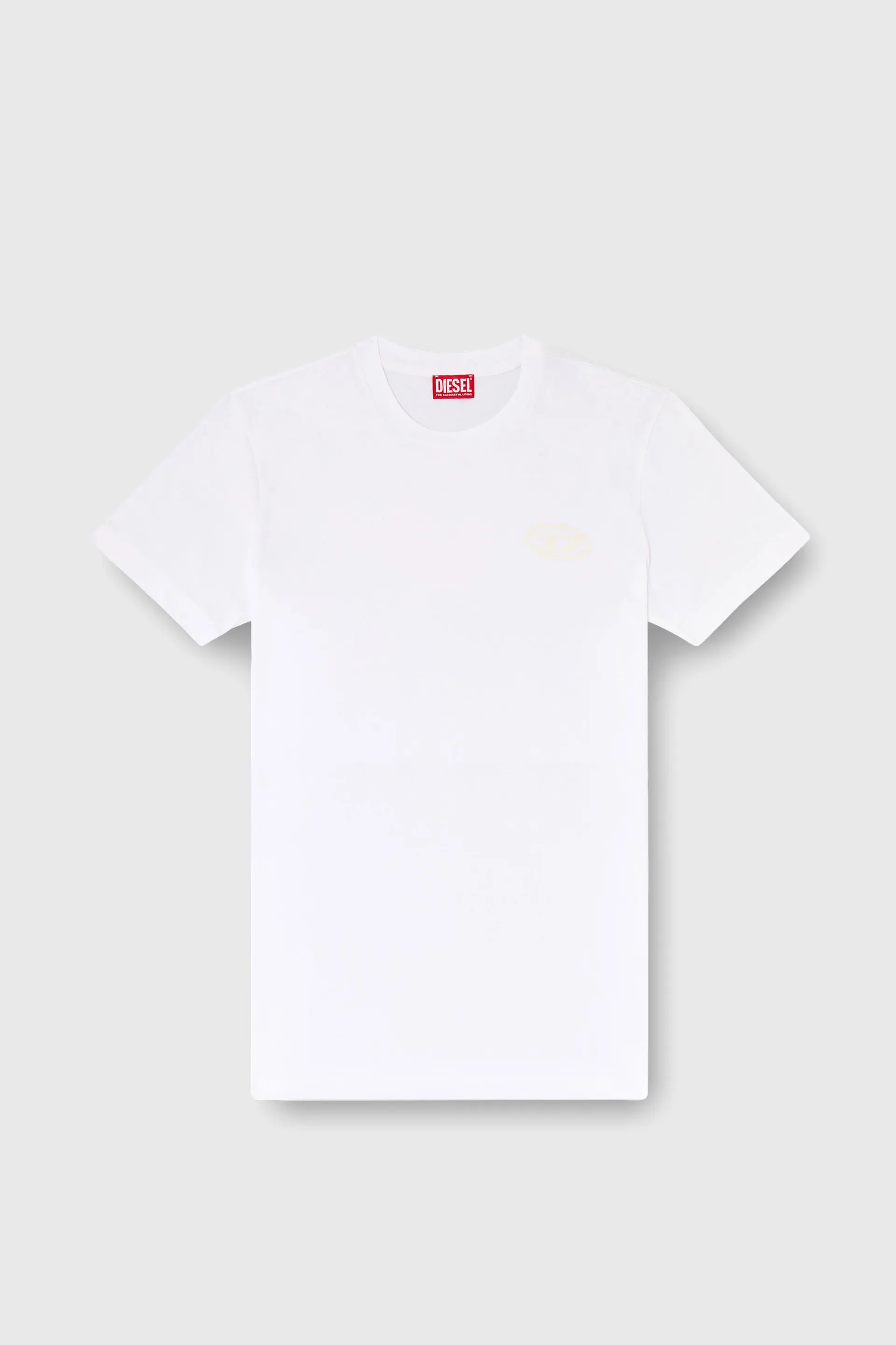 Cotton T-shirt with Oval D logo