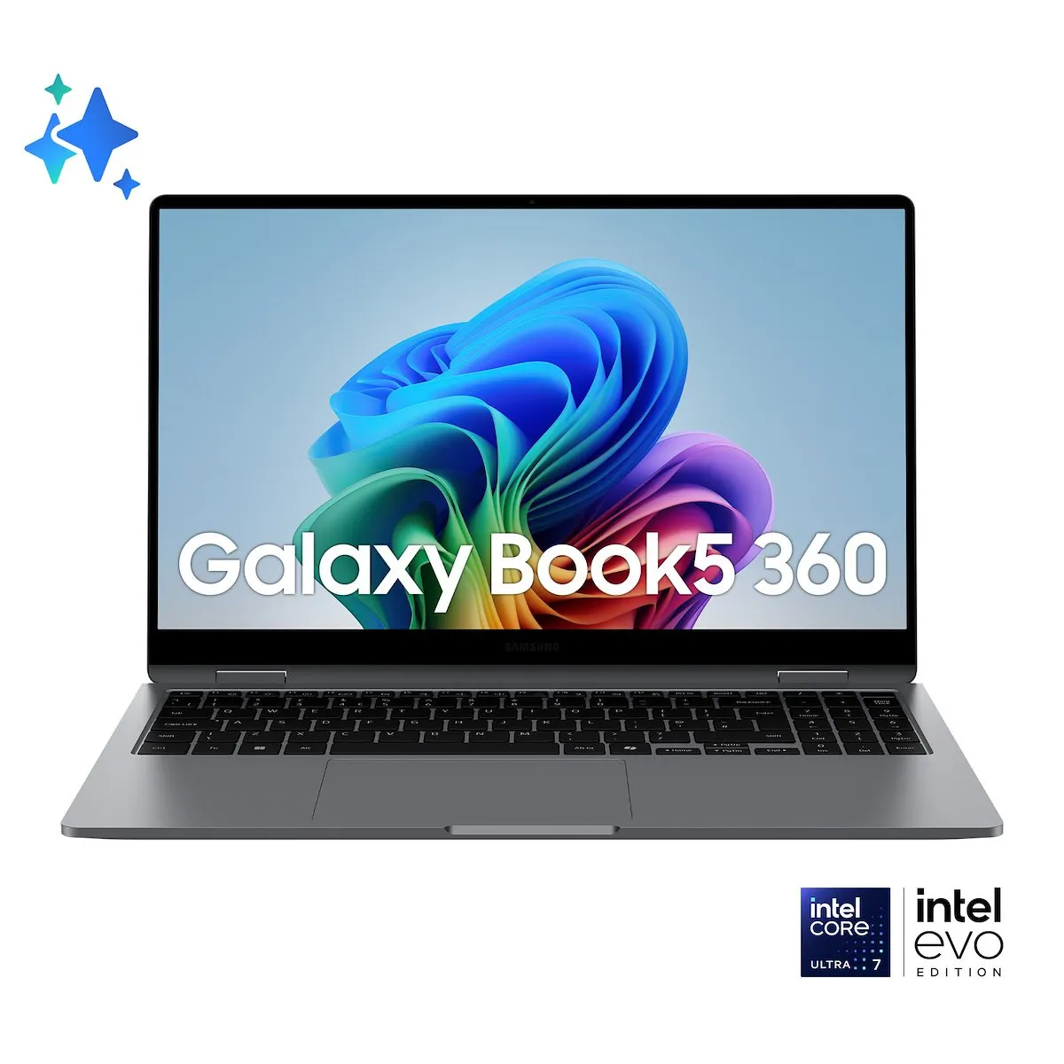 SAMSUNG - Samsung Galaxy Book5 360 è un potente Laptop 2 - in - 1 con processore Intel Core Ultra 5 e prestazioni AI.
