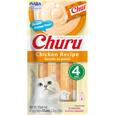 Churu Creamy Cat Treat 14g 4 Pack Varieties