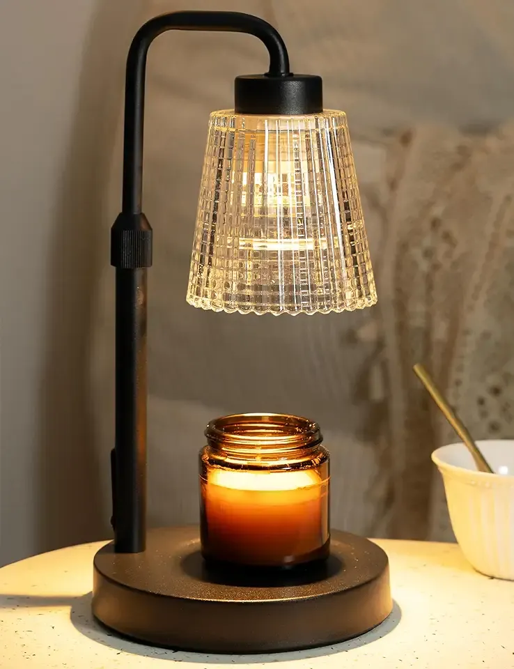 GODONLIF Candle Warmer Lamp with Timer, Birthday Gifts for Women Home Decor | 24h Cycle Timer Dimmable Wax Melt Warmer with 2 Bulbs, Fall Decor for Home Living Room Halloween Decorations Gifts for Mom