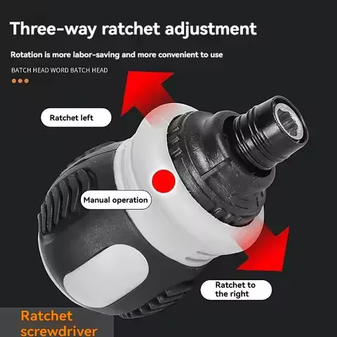New Ratchet Screwdriver Set Dual-Purpose Short Shaped Radish Head Screwdriver High Hardness Labor-Saving Screwdriver DIY Tools