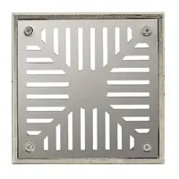 Rejilla piso 10 x 10 cm inoxidable